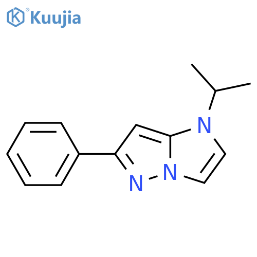1-isopropyl-6-phenyl-1H-imidazo[1,2-b]pyrazole structure