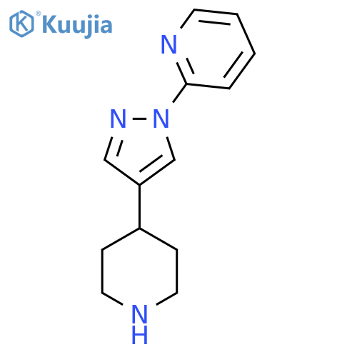 2-[4-(Piperidin-4-yl)-1H-pyrazol-1-yl]pyridine structure