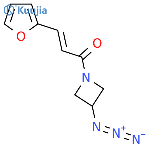 (E)-1-(3-azidoazetidin-1-yl)-3-(furan-2-yl)prop-2-en-1-one structure