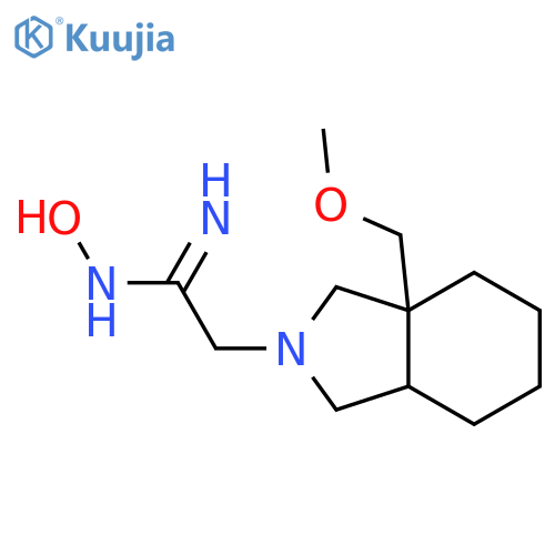 (Z)-N'-hydroxy-2-(3a-(methoxymethyl)octahydro-2H-isoindol-2-yl)acetimidamide structure