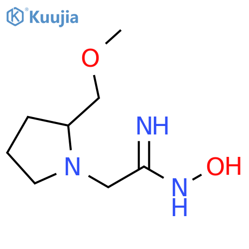 (Z)-N'-hydroxy-2-(2-(methoxymethyl)pyrrolidin-1-yl)acetimidamide structure