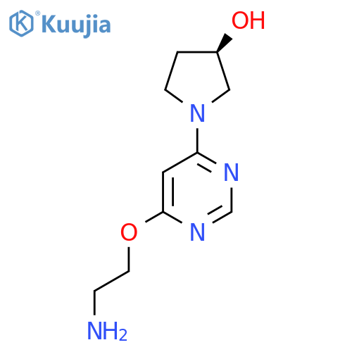 (R)-1-(6-(2-Aminoethoxy)pyrimidin-4-yl)pyrrolidin-3-ol structure