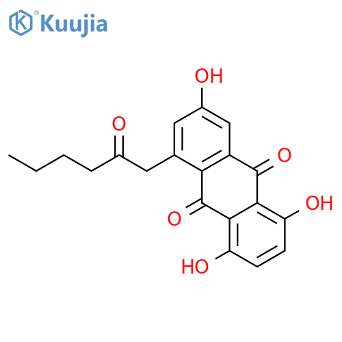 1-Alkyl-3,5,8-trihydroxyanthraquinones; 1-Hexyl-3,5,8-trihydroxyanthraquinone, 2'-Oxo structure