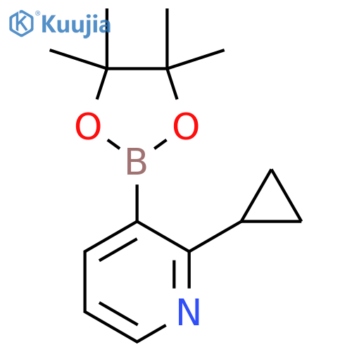 2-Cyclopropylpyridine-3-boronic Acid Pinacol Ester structure