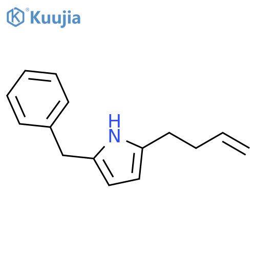 2-Benzyl-5-(3-butenyl)-1H-pyrrole structure