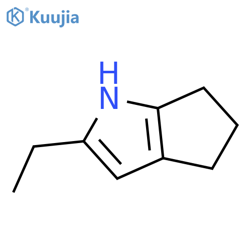 2-Ethyl-1,4,5,6-tetrahydrocyclopenta[b]pyrrole structure