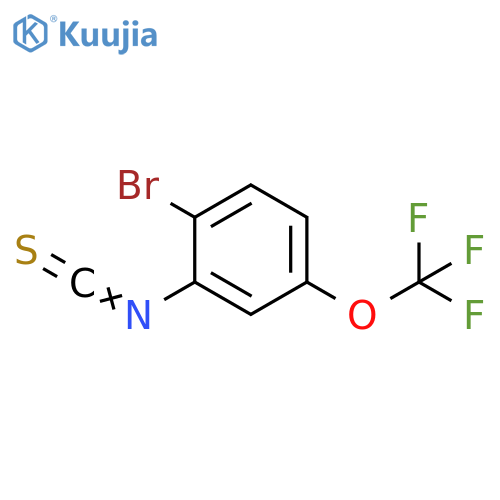 2-Bromo-5-(trifluoromethoxy)phenylisothiocyanate structure