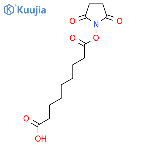 9-((2,5-Dioxopyrrolidin-1-yl)oxy)-9-oxononanoic acid structure