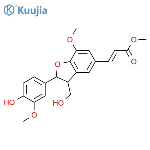 4,7'-Epoxy-3,8'-lign-7-ene-3',4',5,9,9'-pentol; (7E,7'S,8'S)-form, 9-Carboxylic acid, 3',5-di-Me ether, Me ester structure