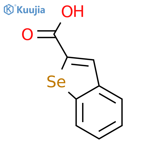 1-Benzoselenophene-2-carboxylic acid structure