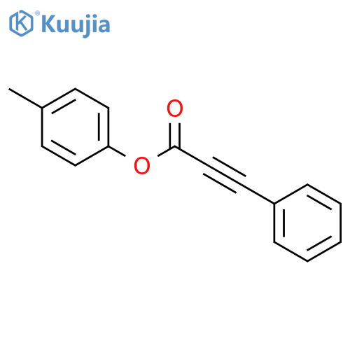 2-Propynoic acid, 3-phenyl-, 4-methylphenyl ester structure