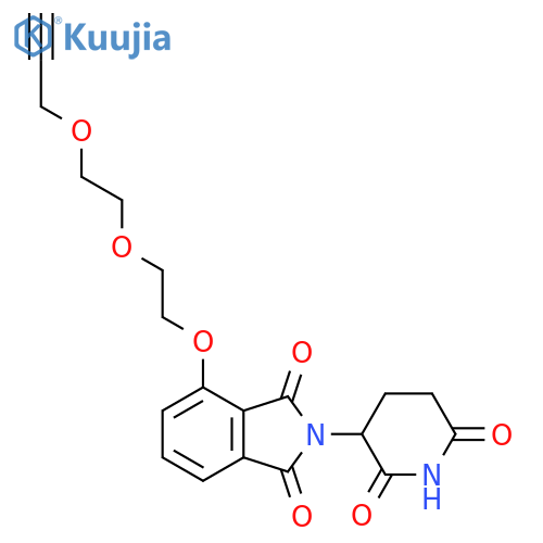 Thalidomide-O-PEG2-propargyl structure