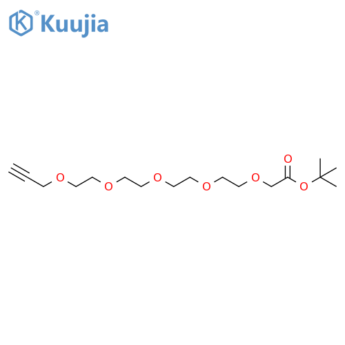 Propargyl-PEG4-O-C1-Boc structure