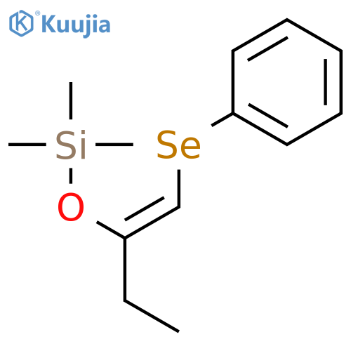 Silane, trimethyl[(1Z)-1-[(phenylseleno)methylene]propoxy]- structure