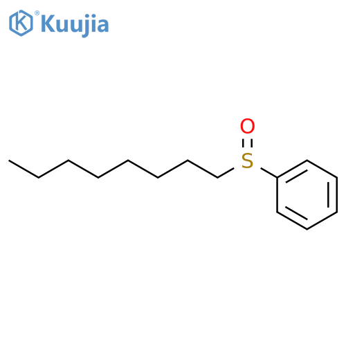 Benzene, [(R)-octylsulfinyl]- structure