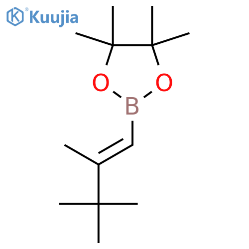 4,4,5,5-Tetramethyl-2-(2,3,3-trimethylbut-1-en-1-yl)-1,3,2-dioxaborolane structure