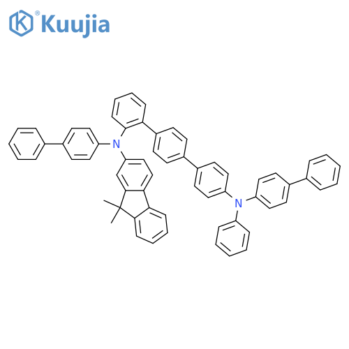 [1,1':4',1''-Terphenyl]-2,4''-diamine, N2,N4''-bis([1,1'-biphenyl]-4-yl)-N2-(9,9-dimethyl-9H-fluoren-2-yl)-N4''-phenyl- structure