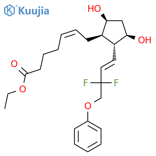 Tafluprost ethyl ester structure