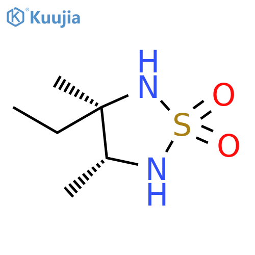 1,2,5-Thiadiazolidine, 3-ethyl-3,4-dimethyl-, 1,1-dioxide, (3R,4R)-rel- structure
