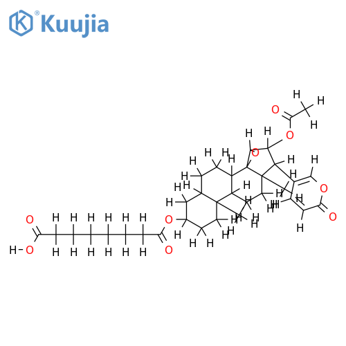 3-(Hydrogen suberoyl)-Cinobufagin structure