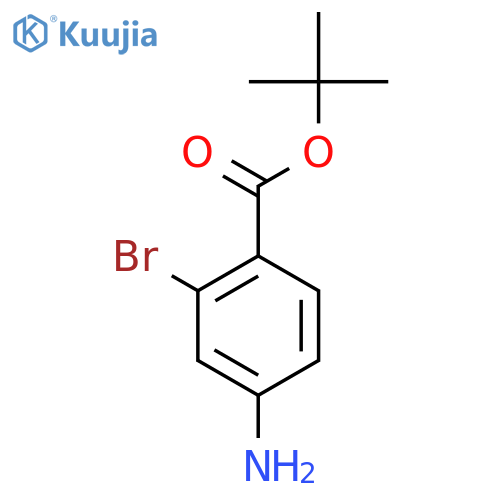 tert-butyl 4-amino-2-bromobenzoate structure