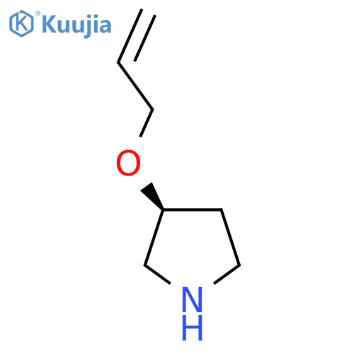 (3S)-3-(prop-2-en-1-yloxy)pyrrolidine structure
