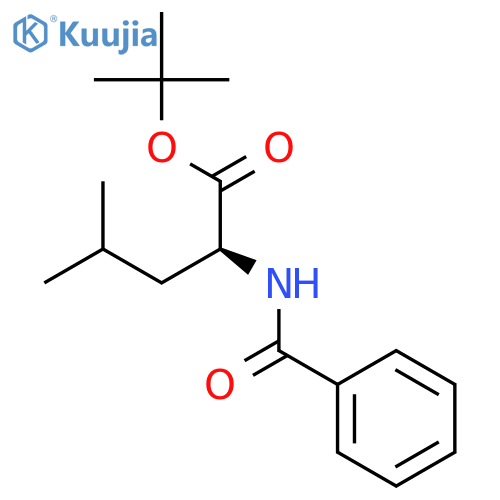 L-Leucine, N-benzoyl-, 1,1-dimethylethyl ester structure