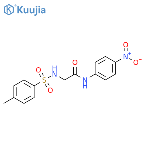 Acetamide, 2-[[(4-methylphenyl)sulfonyl]amino]-N-(4-nitrophenyl)- structure