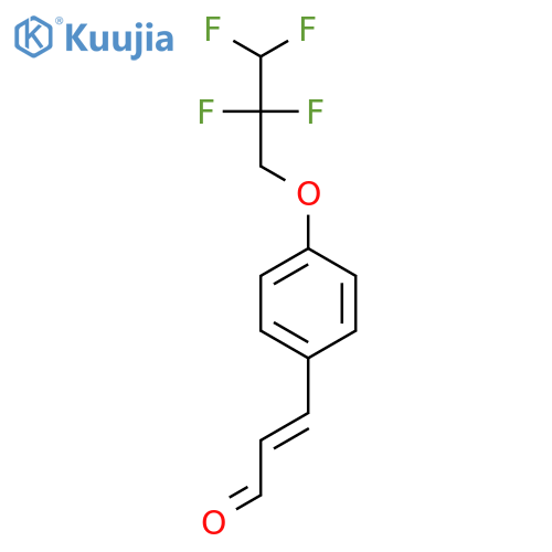 2-PROPENAL, 3-[4-(2,2,3,3-TETRAFLUOROPROPOXY)PHENYL]-, (2E)- structure