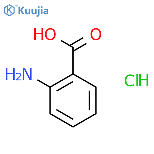 2-aminobenzoic acid hydrochloride (1:1) structure