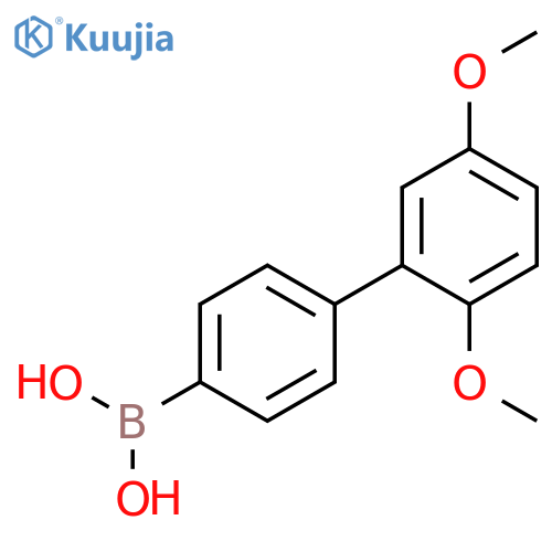 Boronic acid, (2',5'-dimethoxy[1,1'-biphenyl]-4-yl)- structure