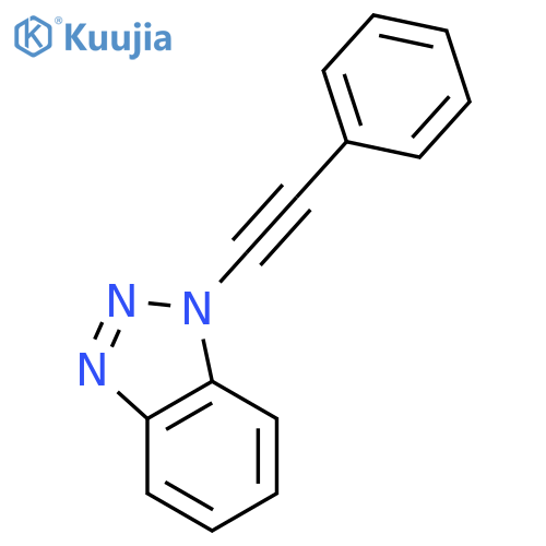 1-(Phenylethynyl)-1H-benzo[d][1,2,3]triazole structure