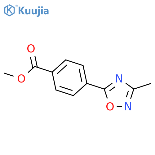 Methyl 4-(3-methyl-1,2,4-oxadiazol-5-yl)benzoate structure