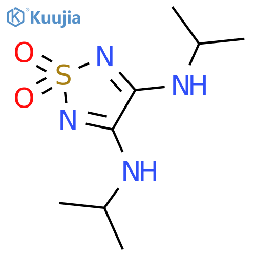 1,2,5-Thiadiazole-3,4-diamine, N,N'-bis(1-methylethyl)-, 1,1-dioxide structure