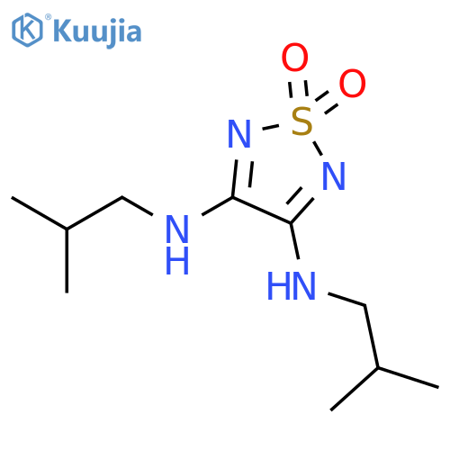 1,2,5-Thiadiazole-3,4-diamine, N,N'-bis(2-methylpropyl)-, 1,1-dioxide structure