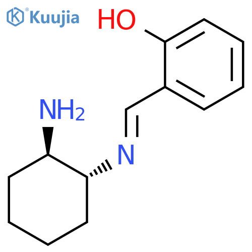 Phenol, 2-[(E)-[[(1R,2R)-2-aminocyclohexyl]imino]methyl]- structure