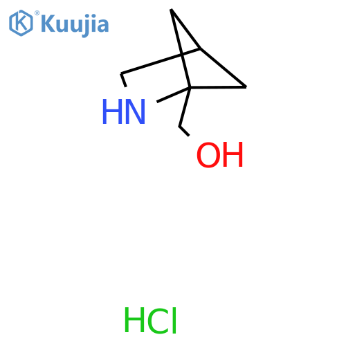 {2-Azabicyclo[2.1.1]hexan-1-yl}methanol hydrochloride structure