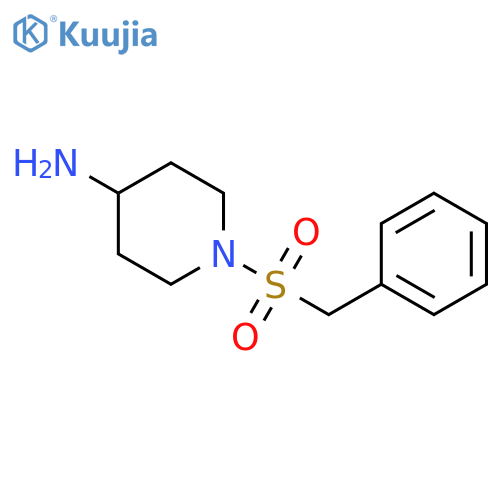 1-phenylmethanesulfonylpiperidin-4-amine structure