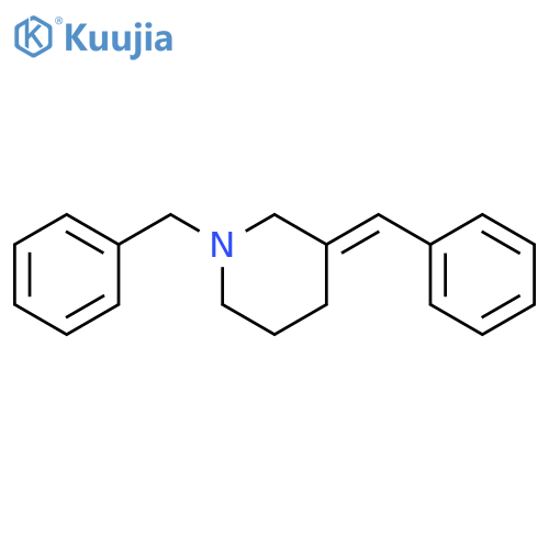 Piperidine, 1-(phenylmethyl)-3-(phenylmethylene)- structure