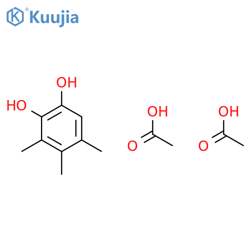 1,2-Benzenediol, 3,4,5-trimethyl-, diacetate structure