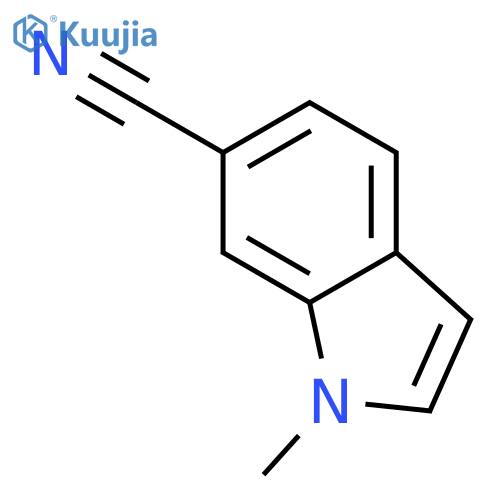 1-methylindole-6-carbonitrile structure