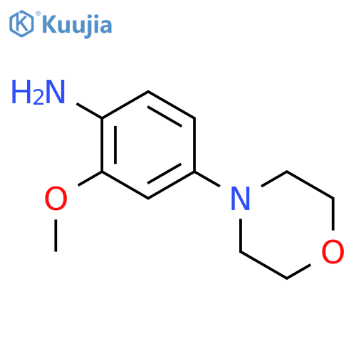 2-Methoxy-4-morpholinoaniline structure
