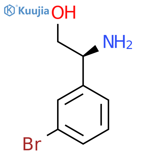 (2S)-2-amino-2-(3-bromophenyl)ethan-1-ol structure
