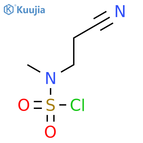 3-(Chlorosulfonyl)(methyl)aminopropanenitrile structure