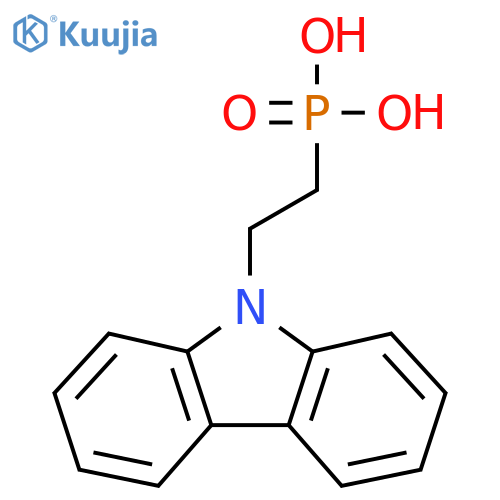 (2-(9H-Carbazol-9-yl)ethyl)phosphonic acid structure