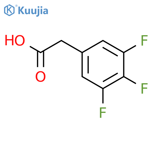3,4,5-Trifluorophenylacetic acid structure