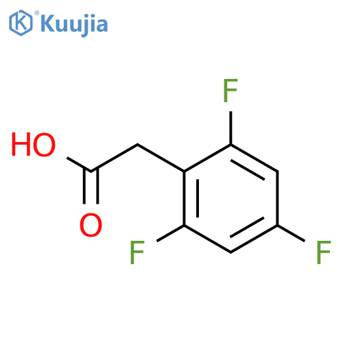 2-(2,4,6-trifluorophenyl)acetic acid structure