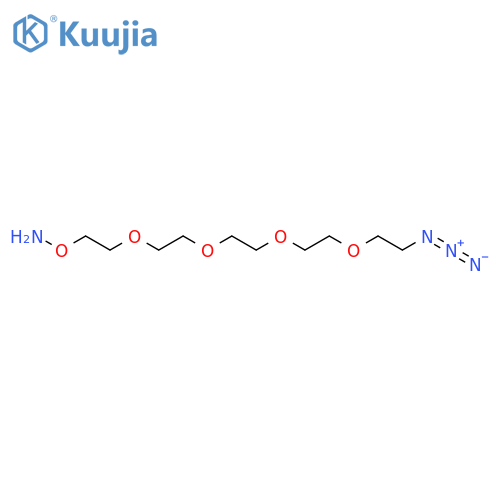 Aminooxy-PEG4-azide structure