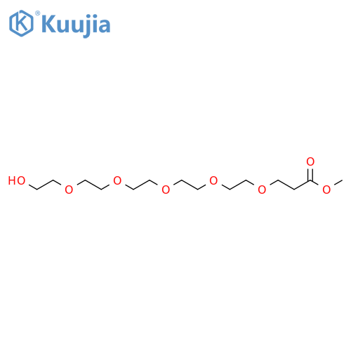 Hydroxy-PEG5-methyl ester structure