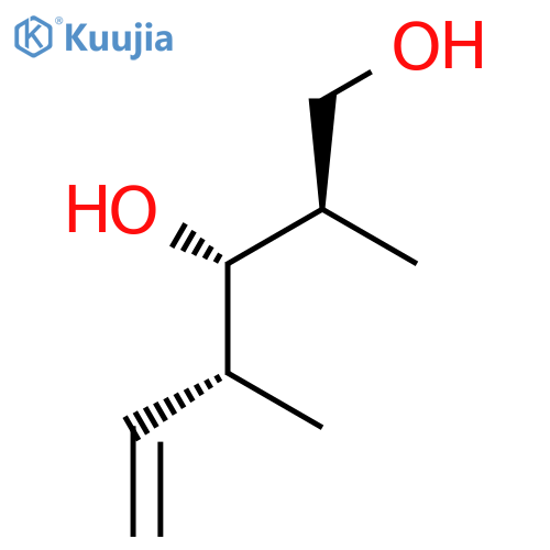 5-Hexene-1,3-diol, 2,4-dimethyl-, (2R,3S,4R)- structure